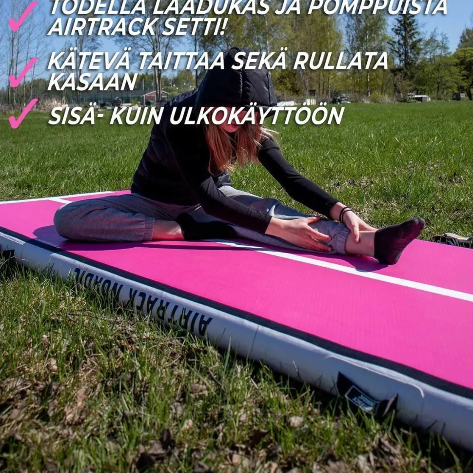 Ilmavolttipatja Airtrack Nordic Home Special Edition eri kokoja ja värejä