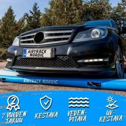 Ilmavolttipatja AirTrack Nordic Standard eri kokoja ja värejä