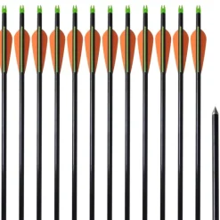 Jousipyssyn nuolet 30" 0.8 cm lasikuitu 12 pcs