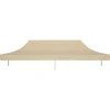 Juhlateltan katto 6x3 m beige 270 g/m²