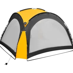 Juhlateltta led-valoilla & 4 sivuseinällä 3,6x3,6x2,3 m