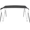 3-kaarinen bimini-kate, antrasiitti 183x160x137 cm
