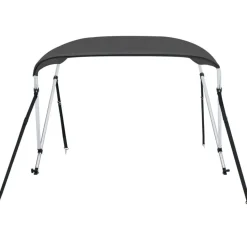 2-kaarinen bimini-kate, antrasiitti 180x150x110 cm