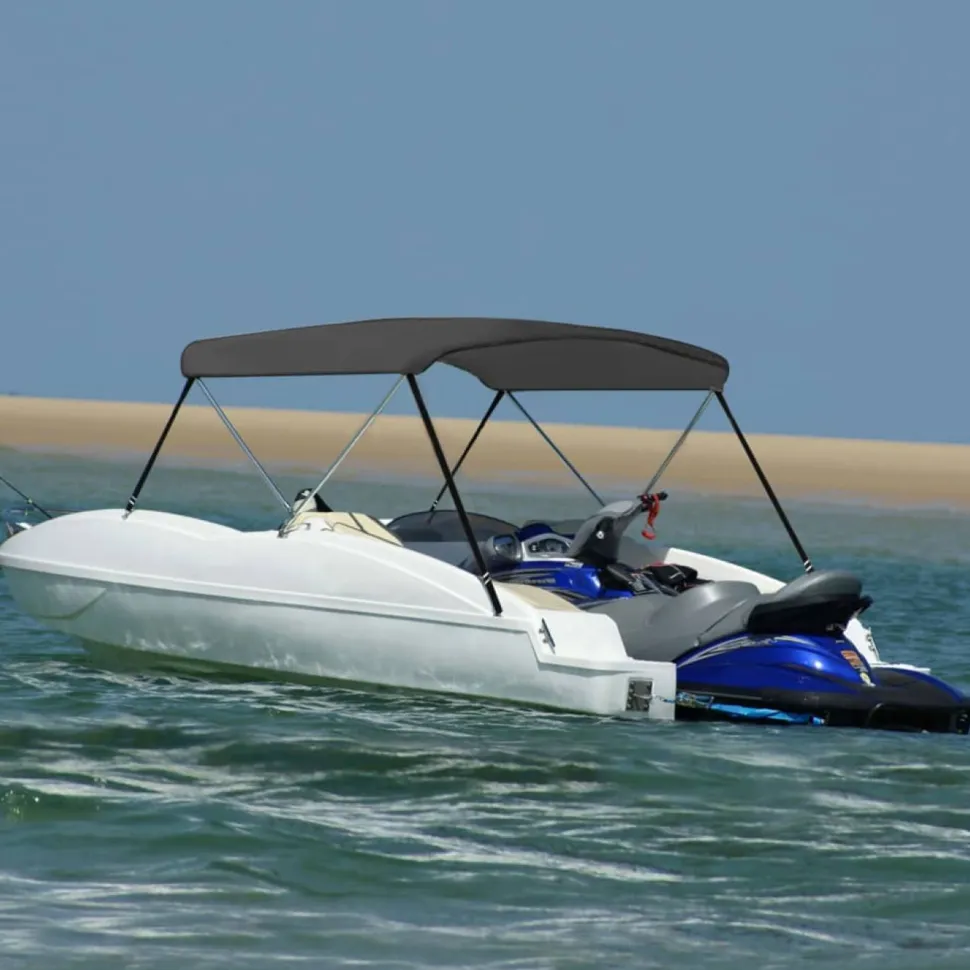 2-kaarinen bimini-kate, antrasiitti 180x150x110 cm