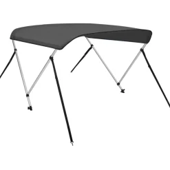 2-kaarinen bimini-kate, antrasiitti 150x120x110 cm