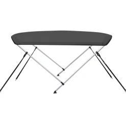 2-kaarinen bimini-kate, antrasiitti 150x120x110 cm