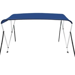 3-kaarinen bimini-kate, sininen, 183x180x137 cm