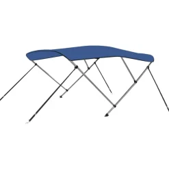 3-kaarinen bimini-kate, sininen, 183x140x137 cm