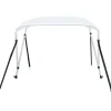 2-kaarinen bimini-kate, valkoinen 180x150x110 cm