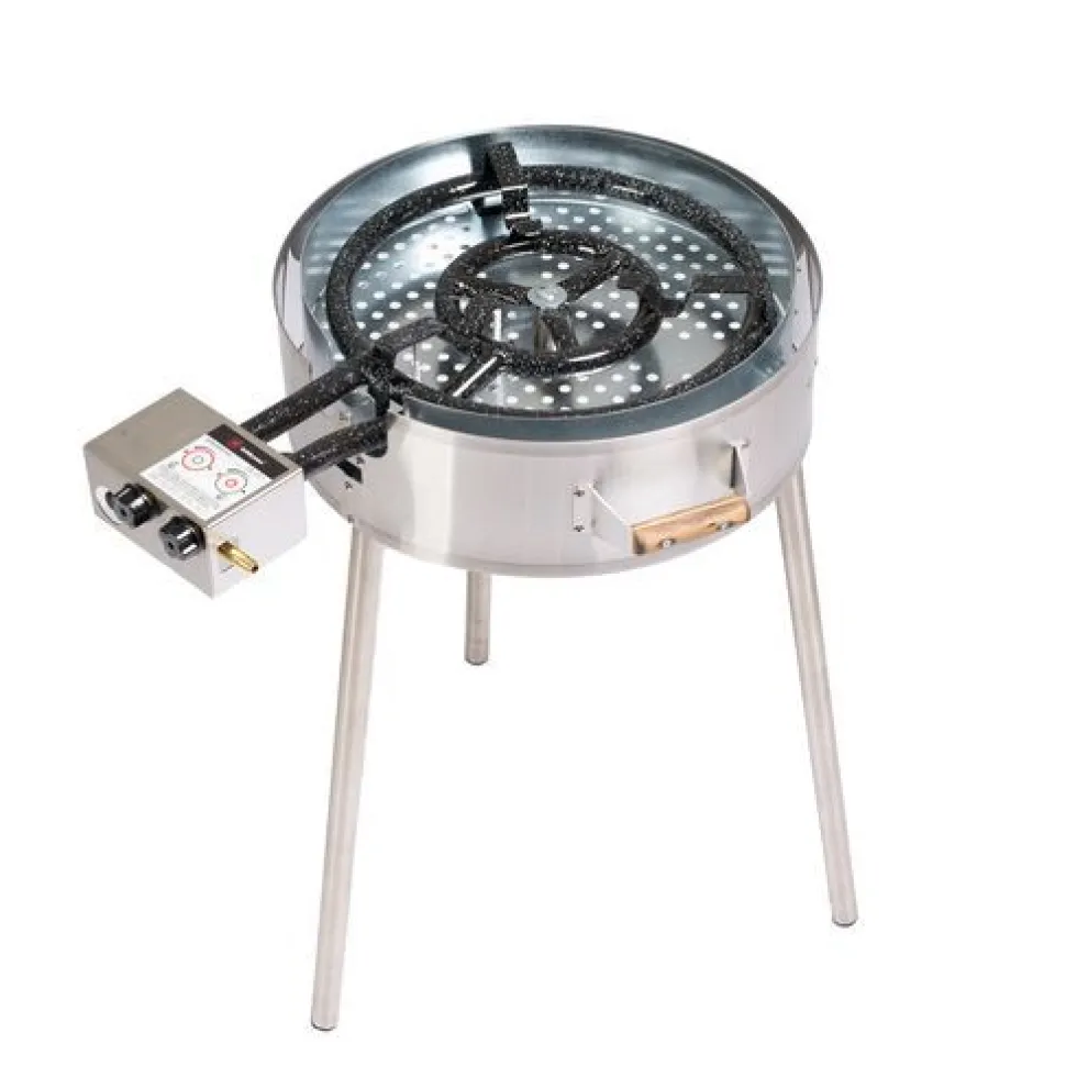 Kaasupoltin GrillSymbol TW-580 Ø49 cm, pitkillä jaloilla