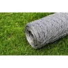 Kanaverkko galvanoitu PVC pinnoitteella silmäkoko 25mm 25x0.75m hopea