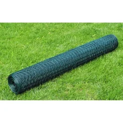 Kanaverkko galvanoitu PVC pinnoitteella silmäkoko 36mm 25x0.5m vihreä