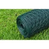 Kanaverkko galvanoitu PVC pinnoitteella silmäkoko 13mm 25x0.5m vihreä