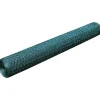Kanaverkko galvanoitu PVC pinnoitteella silmäkoko 13mm 25x1m vihreä