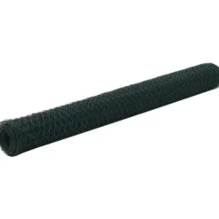 Kanaverkko teräs PVC pinnoitteella silmäkoko 36mm 25x1.2m vihreä