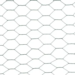 Kanaverkko teräs PVC pinnoitteella silmäkoko 36mm 25x1.5m vihreä