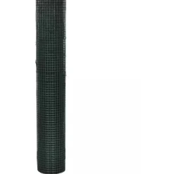 Kanaverkko 19x19mm galvanoitu PVC pinnoitteella 25x1m vihreä