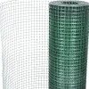 Kanaverkko 16x16mm galvanoitu PVC pinnoitteella 25x1m vihreä