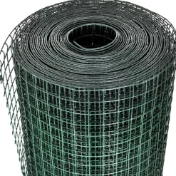 Kanaverkko 16x16mm galvanoitu PVC pinnoitteella 25x1m vihreä