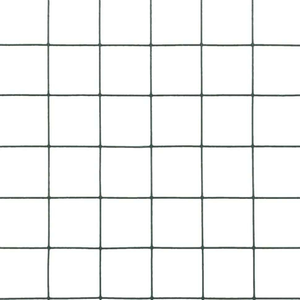 Kanaverkko 19x19mm galvanoitu teräs 10x1.5m vihreä