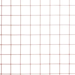 Kanaverkko 16x16mm galvanoitu teräs 10x0.5m punainen