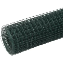 Kanaverkko 16x16mm galvanoitu teräs 10x0.5m vihreä