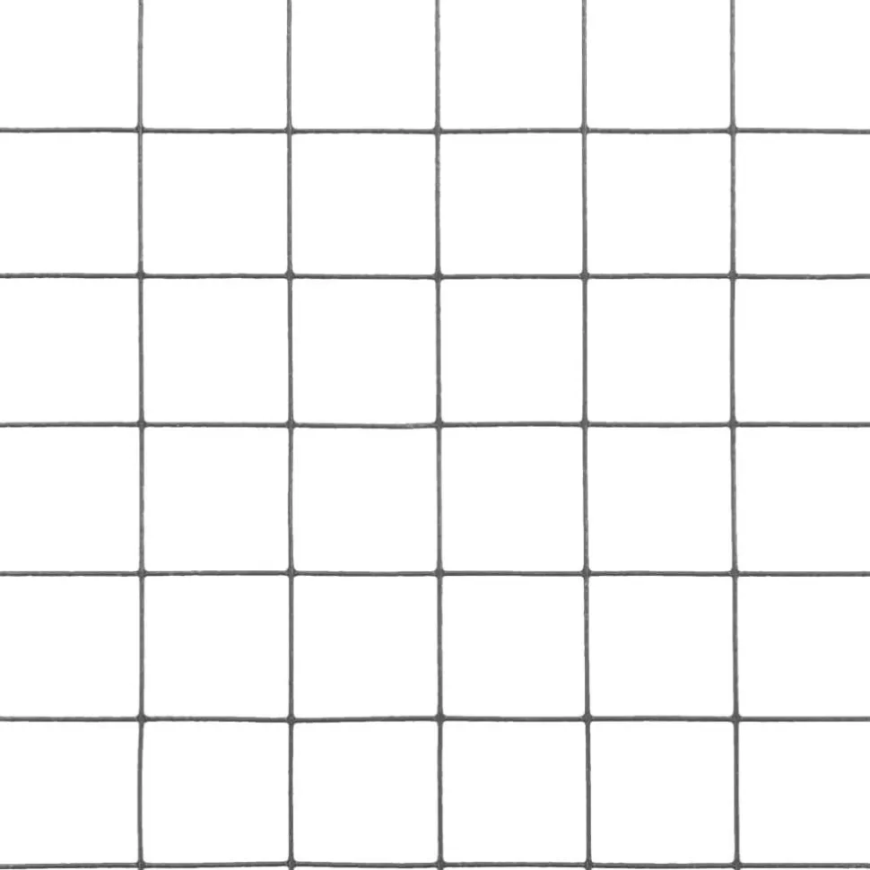 Kanaverkko 25x25mm galvanoitu teräs 10x1.5m harmaa
