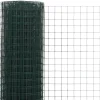 Kanaverkko 25x25mm galvanoitu teräs 10x1.5m vihreä