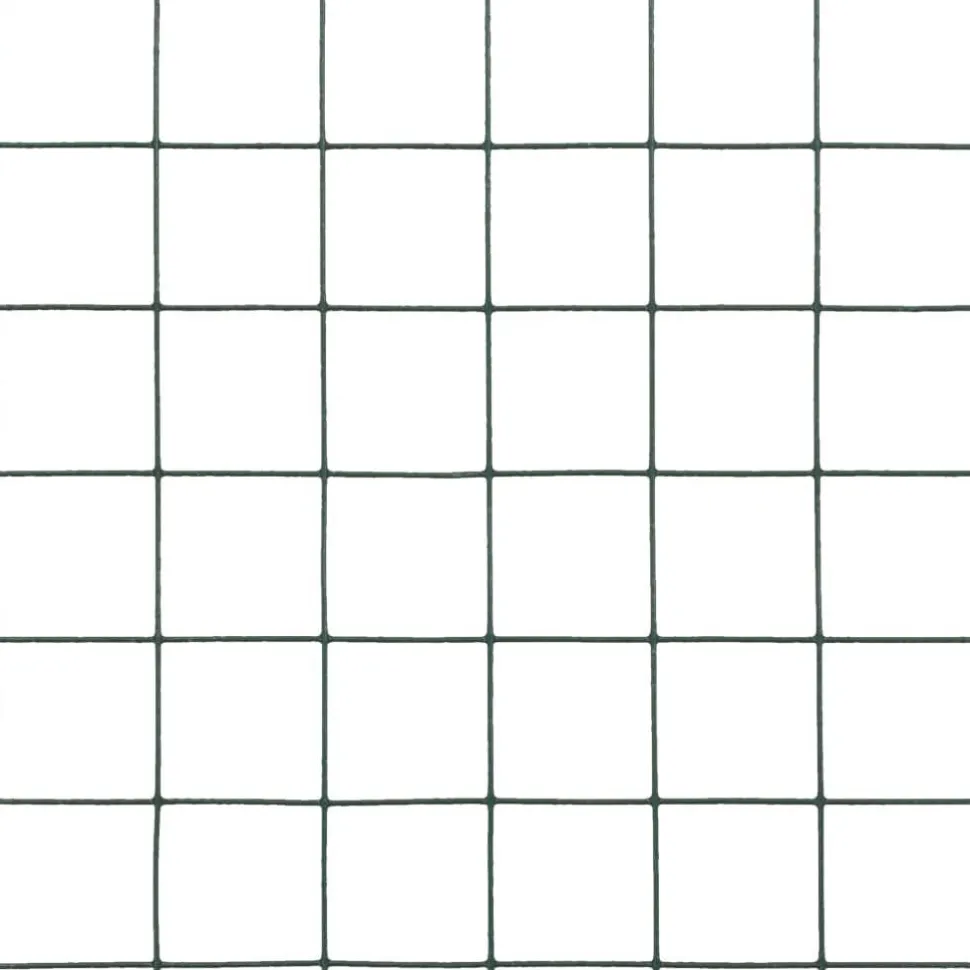 Kanaverkko 25x25mm galvanoitu teräs 10x1.5m vihreä
