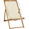 Kansituoli tiikki 56x105x96 cm kerma
