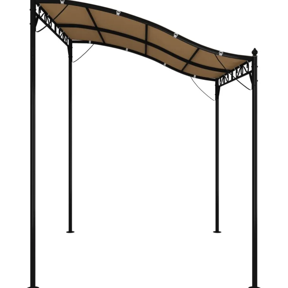 Katos taupe 2x2,3 m 180 g/m² kangas ja teräs