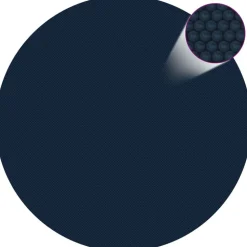 Kelluva uima-altaan pe-aurinkoenergiakalvo 210 cm sinimusta