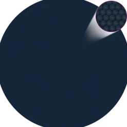Kelluva uima-altaan pe-aurinkoenergiakalvo 527 cm sinimusta