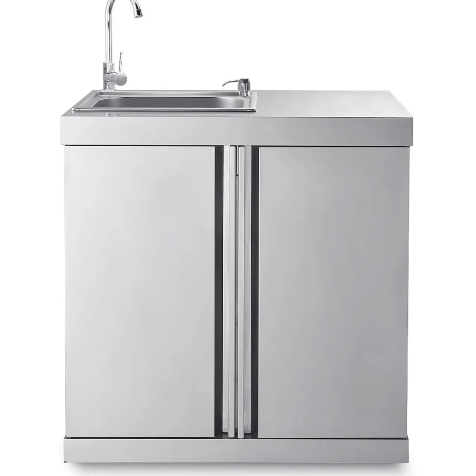 Kesäkeittiön jääkaappi- ja allasmoduuli Myoutdoorkitchen 63 l,