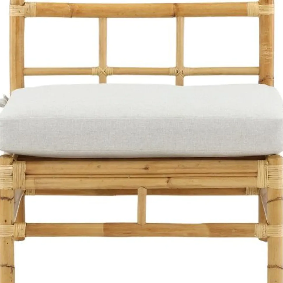 Keskimoduuli Venture Home Cane -sohvaan, luonnollinen bambu/vaaleanharmaa