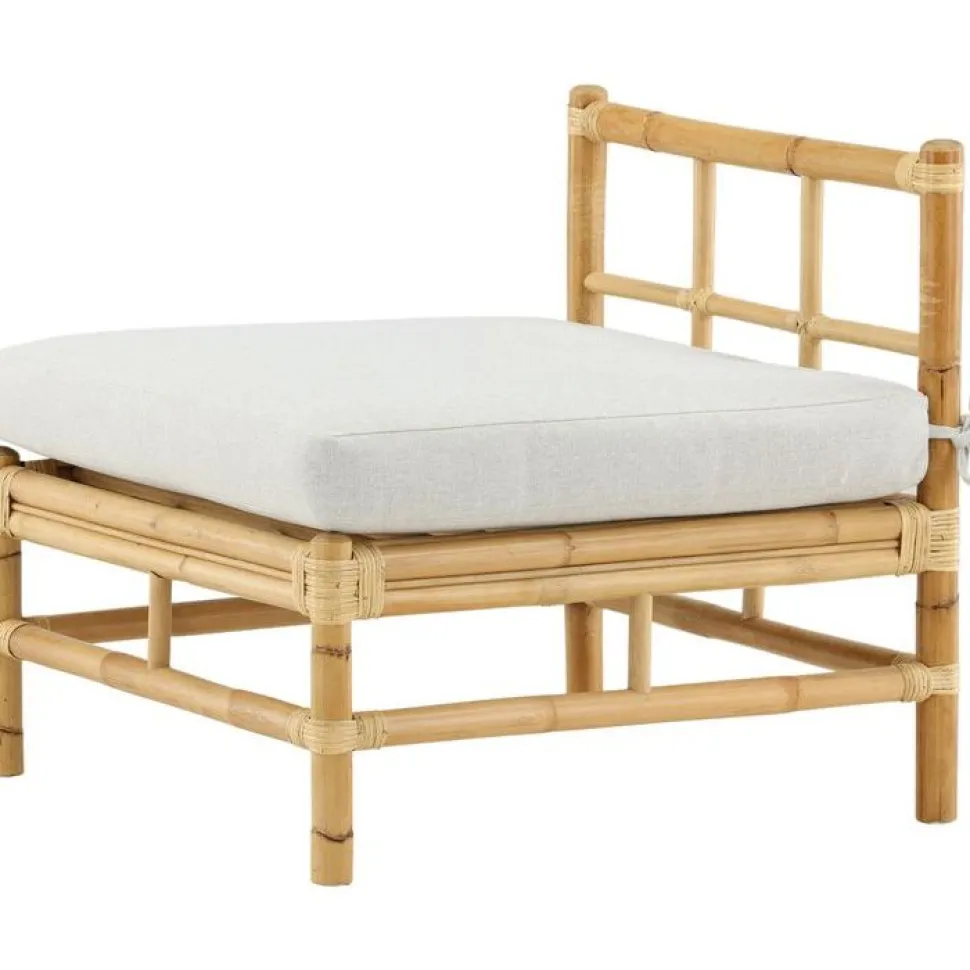 Keskimoduuli Venture Home Cane -sohvaan, luonnollinen bambu/vaaleanharmaa