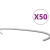 Kivikorien koukut 50kpl galvanoitu teräs 30cm