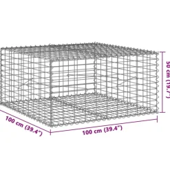 Kivikori katolla, galvanoitu rauta, eri kokoja (42178)