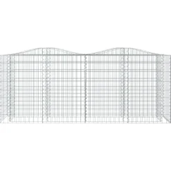 Kivikori/kukkalaatikko 200x50x100 cm galvanoitu rauta
