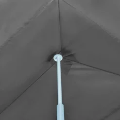 Kokoontaitettava juhlateltta 8 sivuseinällä 3x9 m antrasiitti