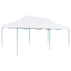 Kokoontaitettava pop-up juhlateltta 3x6 m valkoinen