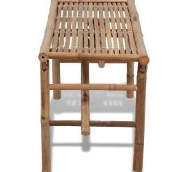 Kokoontaitettava puutarhapenkki 118 cm bambu