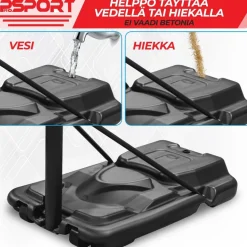 Koripalloteline ProSport 1,5 - 3,05 m