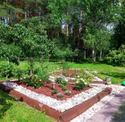 Koristekate Siisti Piha pähkinänruskea eri kokoja