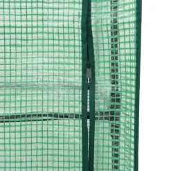 Kukkalaatikko kasvihuonepeitteellä rottinkityyli 80x40x140 cm (15819)