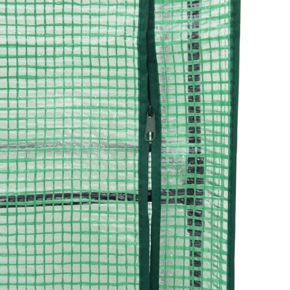 Kukkalaatikko kasvihuonepeitteellä rottinkityyli 80x40x140 cm (15819)