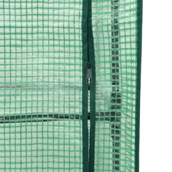 Kukkalaatikko kasvihuonepeitteellä rottinkityyli 120x40x140 cm (15820)
