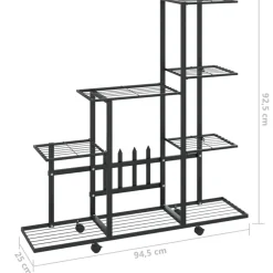 Kukkateline, metallia, eri kokoja ja värejä