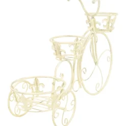 Kukkateline polkupyörän muotoinen vintagetyylinen metalli