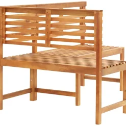 Kulmapenkki 140 cm akaasiapuu